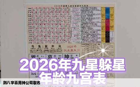 测八字喜用神公司取名