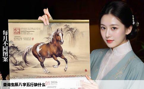 查询生辰八字五行缺什么