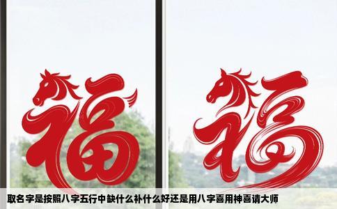 取名字是按照八字五行中缺什么补什么好还是用八字喜用神喜请大师