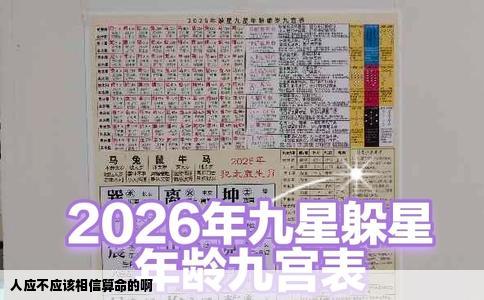 人应不应该相信算命的啊