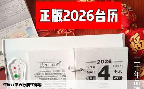 生辰八字五行属性详解