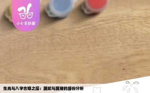 生肖与八字合婚之探：属蛇与属猪的缘份分析