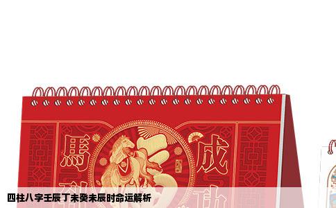 四柱八字壬辰丁未癸未辰时命运解析