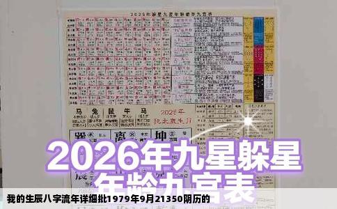 我的生辰八字流年详细批1979年9月21350阴历的