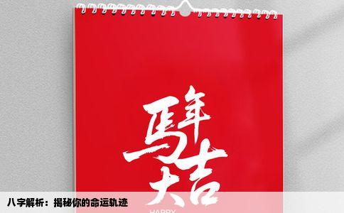 八字解析：揭秘你的命运轨迹