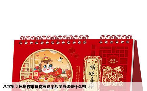 八字男丁巳庚戍甲寅戊辰这个八字应该是什么格