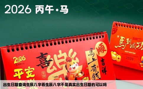 出生日期查询生辰八字看生辰八字不是真实出生日期的可以吗