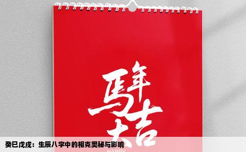癸巳戊戌：生辰八字中的相克奥秘与影响