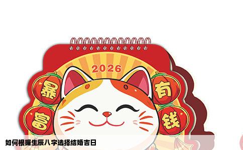 如何根据生辰八字选择结婚吉日
