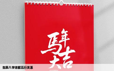 生辰八字详解五行关系